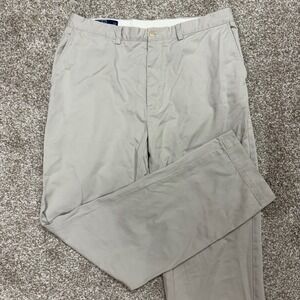 Vintage Polo Ralph Lauren Prospect Pant Mens 36x34 Khaki Tan Classic Chino